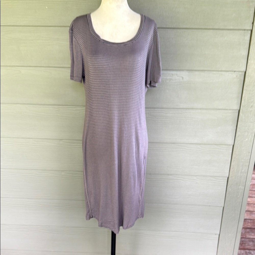 Splendid Short Sleeve Striped T-Shirt Dress